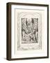 Then Went Satan Forth from the Presence of the Lord, 1825-William Blake-Framed Giclee Print