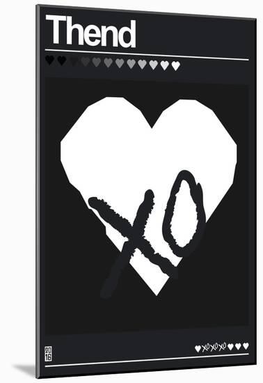 Thend Xo Mark-null-Mounted Poster