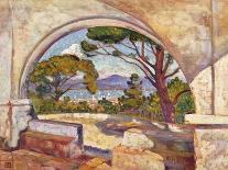 Saint Tropez, Vue de la Chapelle St. Anne-Theo Rysselberghe-Mounted Giclee Print