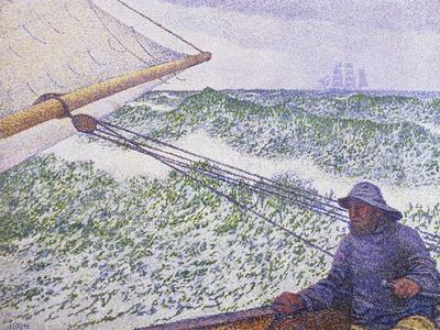 Man at the Helm, Portrait of Signac, 1892