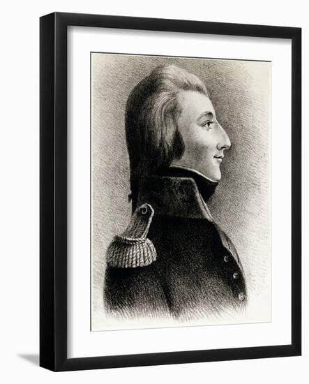 Theobald Wolfe Tone (1763-98), Irish Republican and Rebel-Catherine Tone-Framed Giclee Print