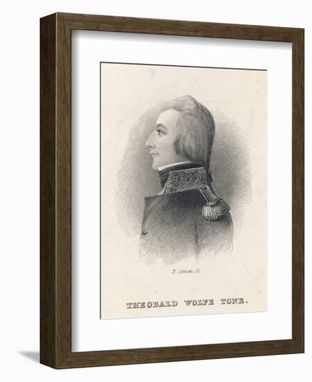 Theobald Wolfe Tone Irish Patriot-F. Scriven-Framed Photographic Print