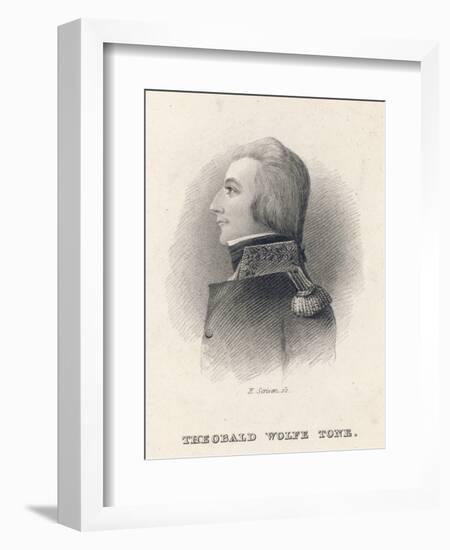 Theobald Wolfe Tone Irish Patriot-F. Scriven-Framed Photographic Print