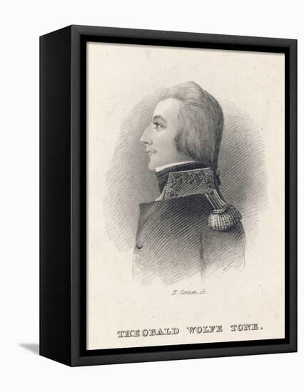 Theobald Wolfe Tone Irish Patriot-F. Scriven-Framed Stretched Canvas