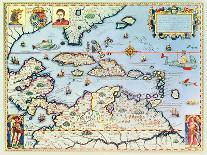 Dutch Captain Sebalt De Weert Landing on the Coast of Guiana, from Historia Americae-Theodor de Bry-Giclee Print