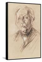 Theodor Fontane, 1896-Max Liebermann-Framed Stretched Canvas