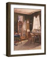 Theodor Fontane's Study-German School-Framed Giclee Print