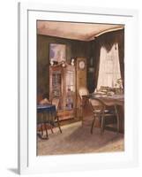 Theodor Fontane's Study-German School-Framed Giclee Print