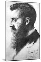 Theodor Herzl (1860-190), Zionist Leader, 1903-null-Mounted Giclee Print