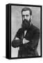 Theodor Herzl, 1903 (B/W Photo)-Austrian Photographer-Framed Stretched Canvas