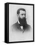 Theodor Herzl Hungarian Zionist Leader-null-Framed Stretched Canvas