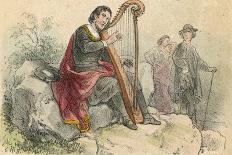 The Fiddler of Gmund-Theodor Hosemann-Giclee Print