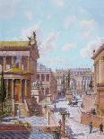 The Roman Forum of Antiquity, 1914-Theodor Josef Hubert Hoffbauer-Stretched Canvas