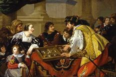 Card and Backgammon Players. Fight over Cards, C. 1620-30-Theodor Rombouts-Giclee Print