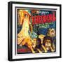 THEODORA (aka TEODORA; aka THEODORA, THE SLAVE PRINCESS), Rita Jolivet on 6-sheet poster art, 1919.-null-Framed Art Print