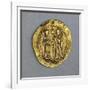 Theodora Aureus, Byzantine Empress, Verso, Byzantine Coins, 11th Century-null-Framed Giclee Print