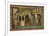 Theodora, Empress of the Eastern Roman Empire, and Her Court-null-Framed Giclee Print