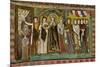 Theodora, Empress of the Eastern Roman Empire, and Her Court-null-Mounted Giclee Print