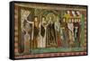 Theodora, Empress of the Eastern Roman Empire, and Her Court-null-Framed Stretched Canvas