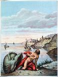 Jonah Thrown out by the Whale on the Shore-Theodore Amst-Laminated Giclee Print