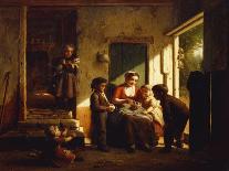 After the Unsealing of the Will, 1869-Theodore Bernard de Heuvel-Framed Giclee Print