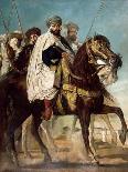 Ali-Ben-Hamet, Caliph of Constantine and Chief of the Haractas, Followed by His Escort-Théodore Chassériau-Giclee Print