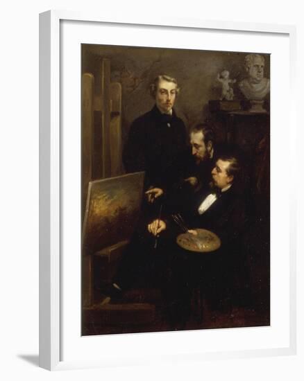 Theodore Chasseriau and his Contemporaries-Henri-Emil Giraud-Framed Giclee Print