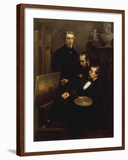 Theodore Chasseriau and his Contemporaries-Henri-Emil Giraud-Framed Giclee Print