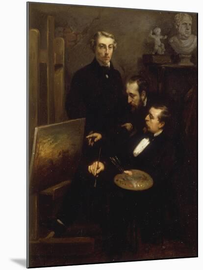 Theodore Chasseriau and his Contemporaries-Henri-Emil Giraud-Mounted Giclee Print