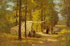 Summer Camp-Theodore Clement Steele-Stretched Canvas