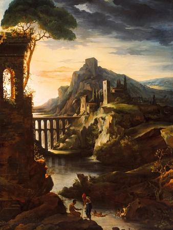 Evening: Landscape with an Aqueduct, 1818