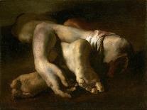 Mad Woman with Mania of Envy-Théodore Géricault-Stretched Canvas
