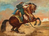 Turk Mounted on Chestnut Coloured Horse, C. 1810-Theodore Gericault-Stretched Canvas