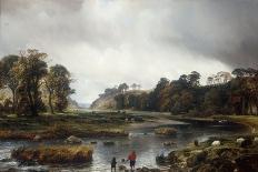 A View of the Park of Seaton, Scotland, 1840-Theodore Gudin-Framed Giclee Print