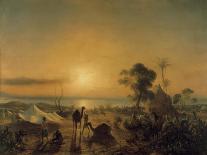 The Camp at Staoueli, 1830-Theodore Gudin-Giclee Print