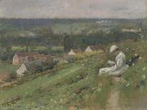 A Farm Among Hills, Giverny, C.1887-Theodore Robinson-Giclee Print