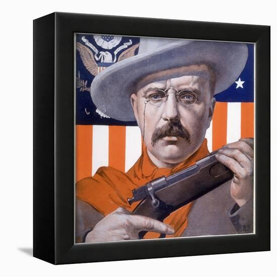 Theodore Roosevelt 26th American President: a Satirical View-Rene Lelong-Framed Photographic Print