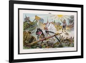 Theodore Roosevelt 26th American President and His Fight Against the Gutter Press-null-Framed Art Print