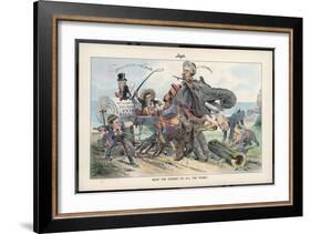 Theodore Roosevelt, 26th American President, and the Railroad Bill-Eugene Zimmerman-Framed Art Print