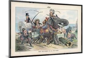 Theodore Roosevelt, 26th American President, and the Railroad Bill-Eugene Zimmerman-Mounted Art Print
