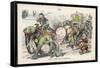 Theodore Roosevelt 26th American President Celebrating St. Patrick's Day in Washington-Flohri-Framed Stretched Canvas