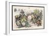 Theodore Roosevelt 26th American President Celebrating St. Patrick's Day in Washington-Flohri-Framed Art Print