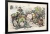 Theodore Roosevelt 26th American President Celebrating St. Patrick's Day in Washington-Flohri-Framed Art Print