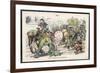 Theodore Roosevelt 26th American President Celebrating St. Patrick's Day in Washington-Flohri-Framed Premium Giclee Print