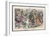 Theodore Roosevelt 26th American President Depicted as a Circus Ringmaster-Eugene Zimmerman-Framed Photographic Print