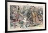 Theodore Roosevelt 26th American President Depicted as a Circus Ringmaster-Eugene Zimmerman-Framed Photographic Print