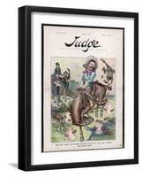 Theodore Roosevelt 26th American President Depicted as a Rough Rider-Flohri-Framed Photographic Print