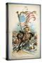 Theodore Roosevelt Caricature-David J. Frent-Stretched Canvas