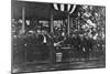 Theodore Roosevelt Hands Out Diploma Photograph - Annapolis, MD-Lantern Press-Mounted Art Print