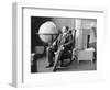 Theodore Roosevelt in Rocking Chair Photograph - Washington, DC-Lantern Press-Framed Art Print